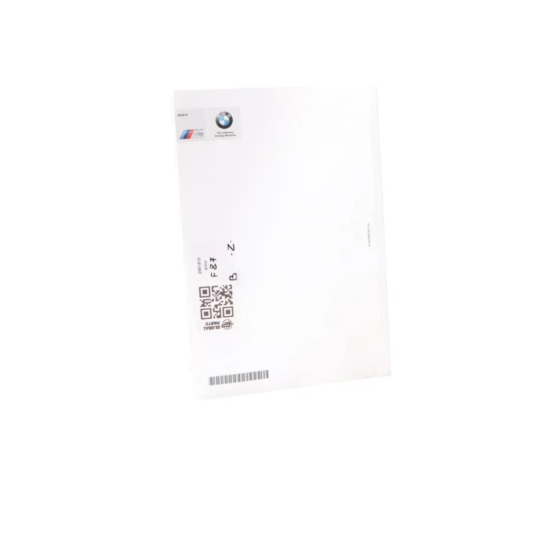 BMW F87 M2 LCI Owner's Handbook Instructions Book Booklet - SKU 2981810 - Part number 2981810