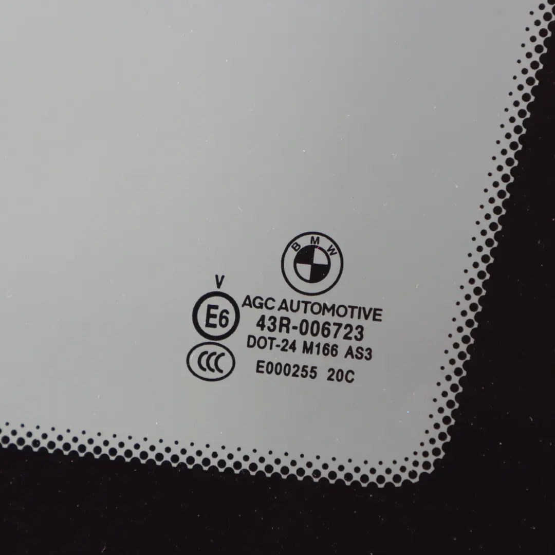 BMW X1 E84 Rear Glass Right O/S Fixed Triangle Window AS3 - SKU 2991378 - Part number 2991378