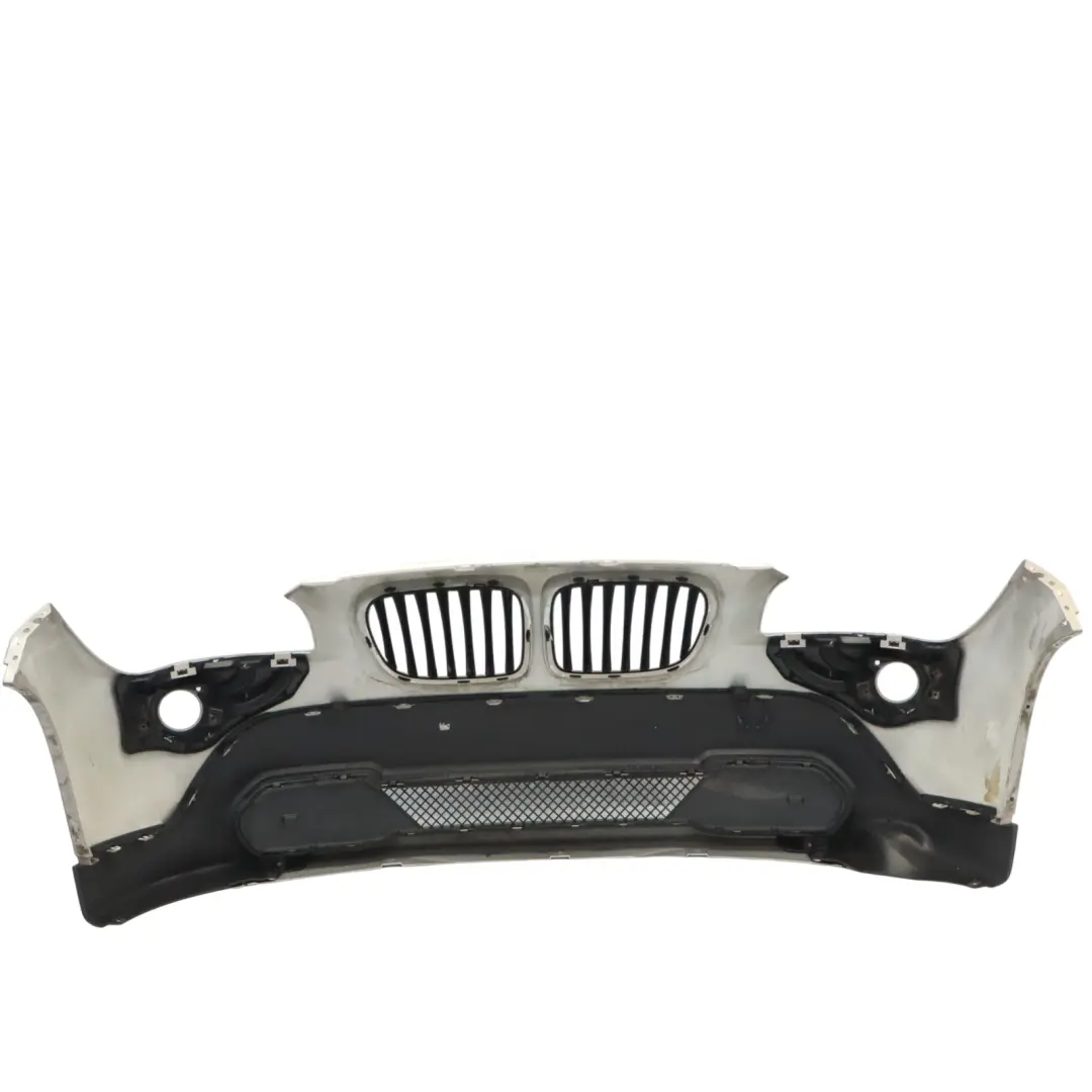 Front Bumper Covering Panel Kaschmirsilber Silver Metallic - A72 to BMW X1 E84 with Part number 2993565 BMW X1 E84 Front Bumper Covering Panel Kaschmirsilber Silver Metallic - A72 - SKU 2993565-KAS - Part number 2993565