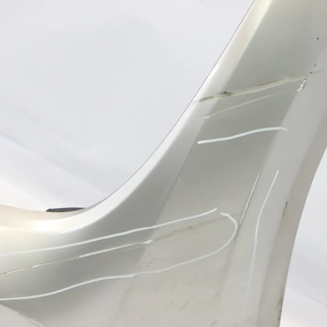 Front Bumper Covering Panel Kaschmirsilber Silver Metallic - A72 to BMW X1 E84 with Part number 2993565 BMW X1 E84 Front Bumper Covering Panel Kaschmirsilber Silver Metallic - A72 - SKU 2993565-KAS - Part number 2993565