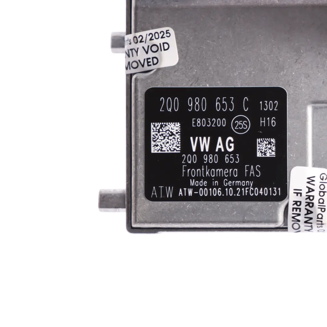 Audi Q2 GA RSQ3 F3 Front Camera Module Lane Assist Control Unit - SKU 2Q0980653C - Part number 2Q0980653C
