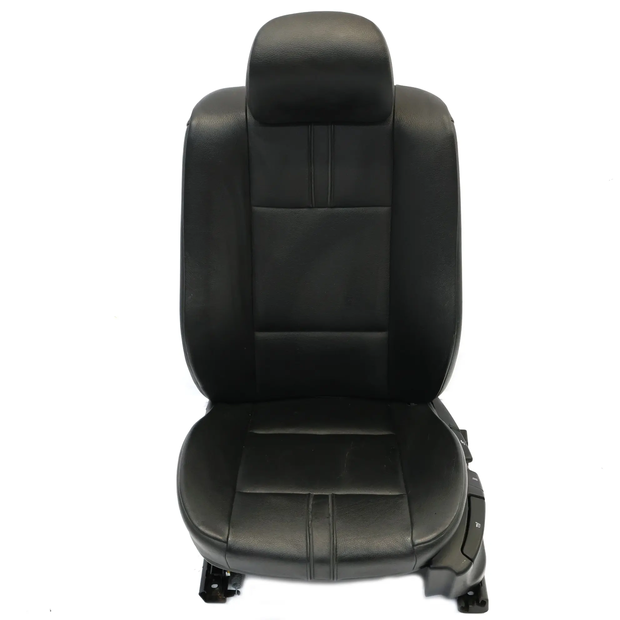 BMW X3 E83 Sedile anteriore sinistro in pelle nera Ambiente
