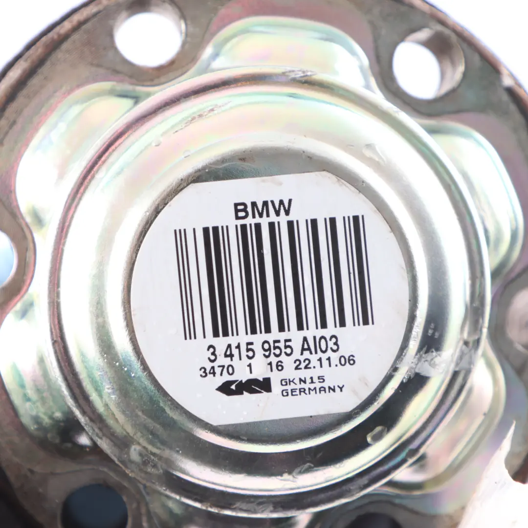 Left N/S Side Driveshaft Drive Shaft to BMW X3 E83 Rear with Part number 3415955 BMW X3 E83 Rear Left N/S Side Driveshaft Drive Shaft - SKU 3415955 - Part number 3415955