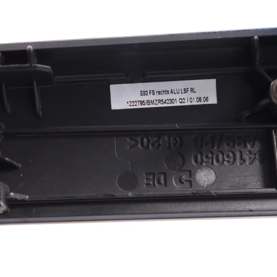 E83N Decor Cover Trim Instrument Panel Right O/S to BMW with Part number 3416050 BMW E83N Decor Cover Trim Instrument Panel Right O/S - SKU RHD-3416050 - Part number 3416050