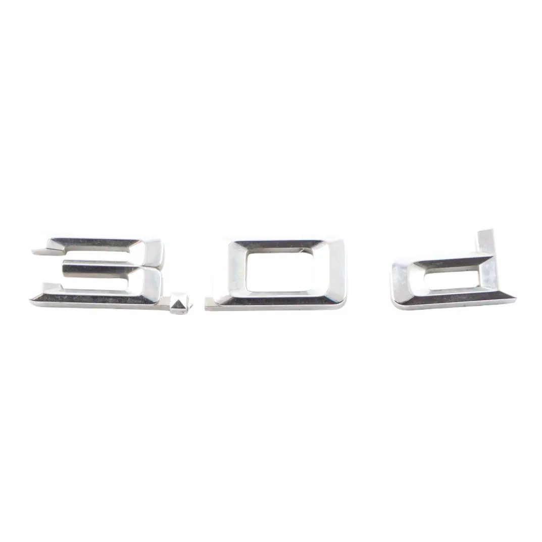 BMW X3 E83 LCI Rear Boot Trunk Lid Adhered Emblem Badge 3.0d Lettering - SKU 3416263 - Part number 3416263