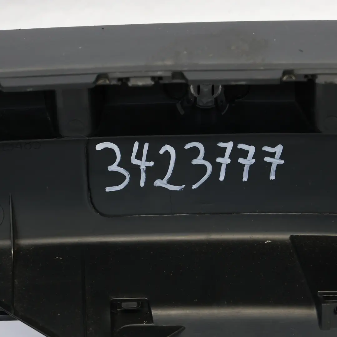 Bumper Trim Panel PDC Black Textured Primed to BMW X3 E83 LCI Rear with Part number 3423777 BMW X3 E83 LCI Rear Bumper Trim Panel PDC Black Textured Primed - SKU 3423777 - Part number 3423777