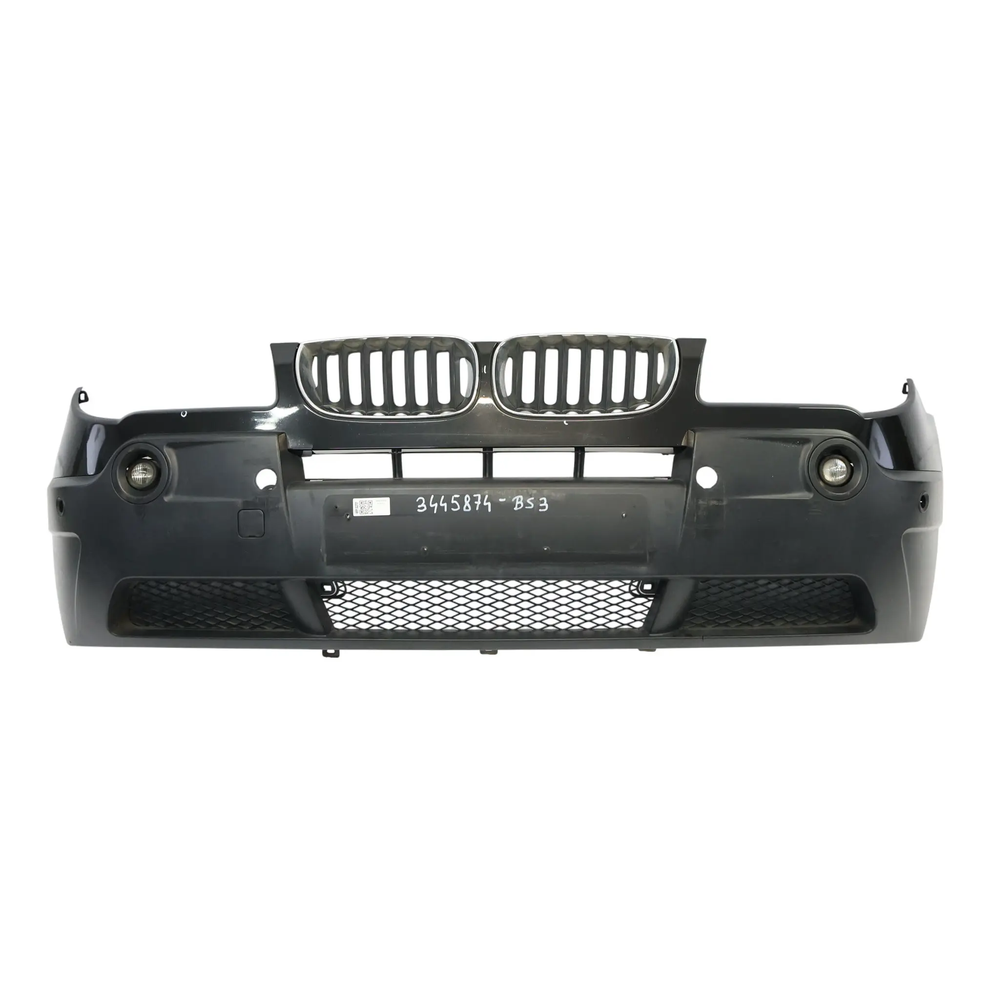 BMW X3 E83 LCI Przedni Zderzak PDC Black Sapphire Czarny Metalik 475