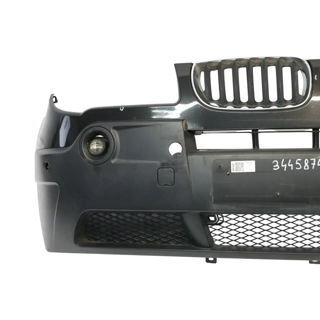 BMW X3 E83 LCI Front Bumper Complete Trim Panel PDC Black Sapphire Metallic 475 - SKU 3445874-BS3 - Part number 3445874