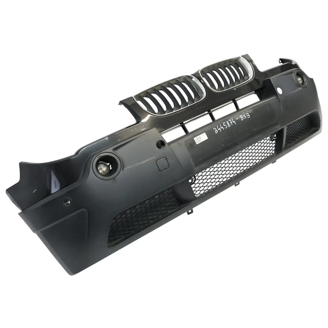 Przedni Zderzak PDC Black Sapphire Czarny Metalik 475 do BMW X3 E83 LCI o numerze 3445874 BMW X3 E83 LCI Przedni Zderzak PDC Black Sapphire Czarny Metalik 475 - SKU 3445874-BS3 - Numer Części 3445874