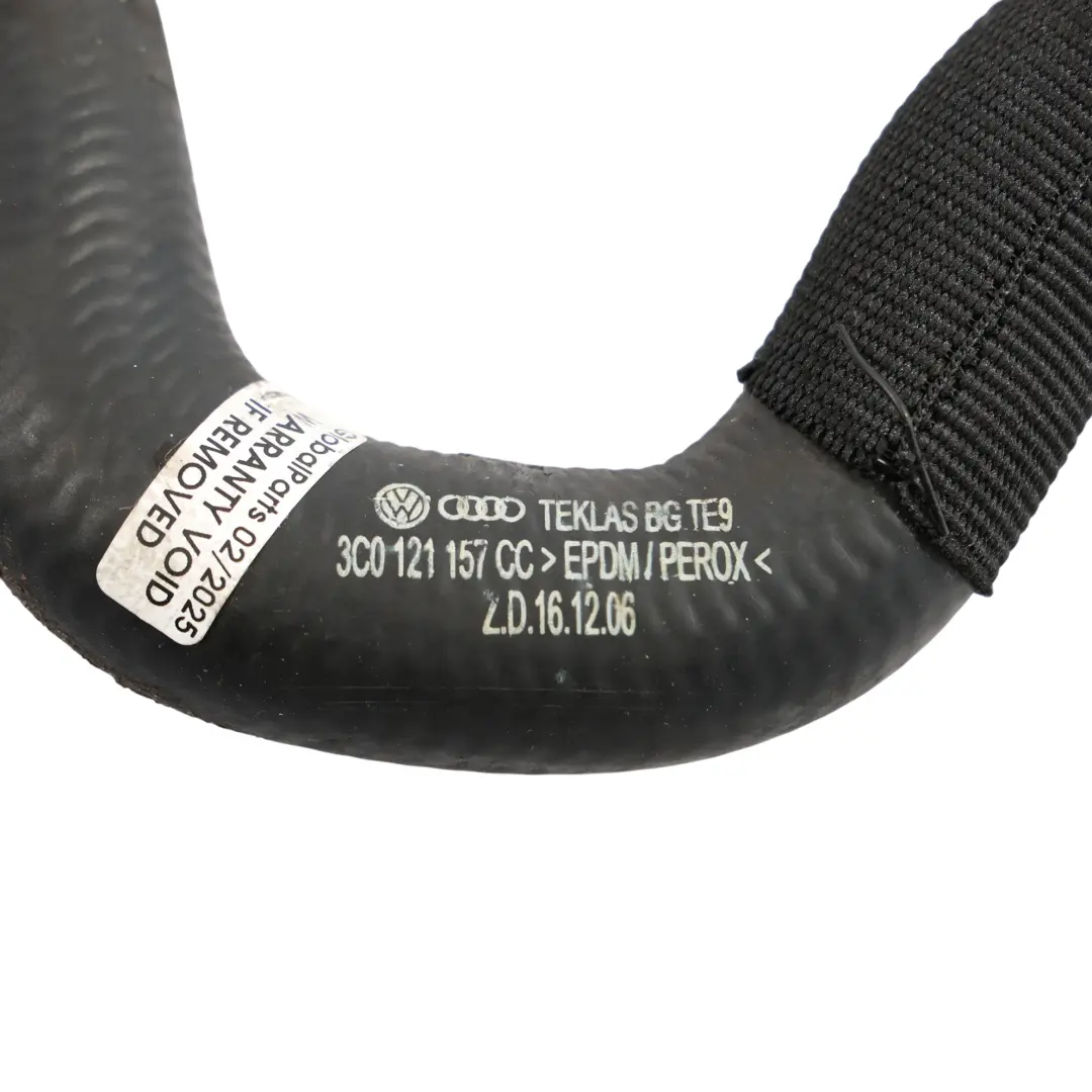 Water Hose Cooling Coolant Pipe Line to Audi A3 8P 2.0 TDI Diesel with Part number 3C0121157CC Audi A3 8P 2.0 TDI Diesel Water Hose Cooling Coolant Pipe Line - SKU 3C0121157CC - Part number 3C0121157CC