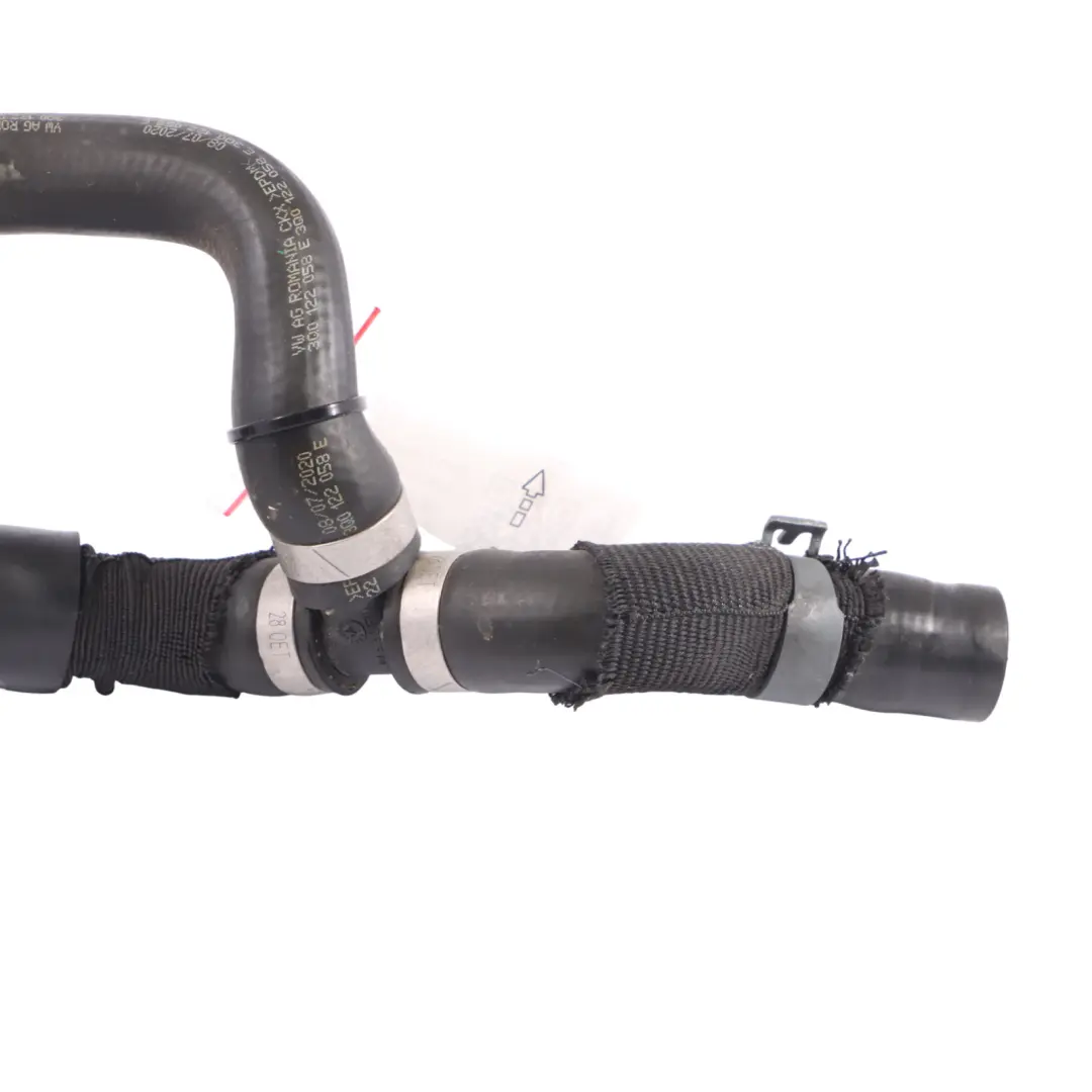 Audi Q2 GA 2.0 TDI Water Hose Cooling Radiator Coolant Pipe Line - SKU 3Q0122058E - Part number 3Q0122058E