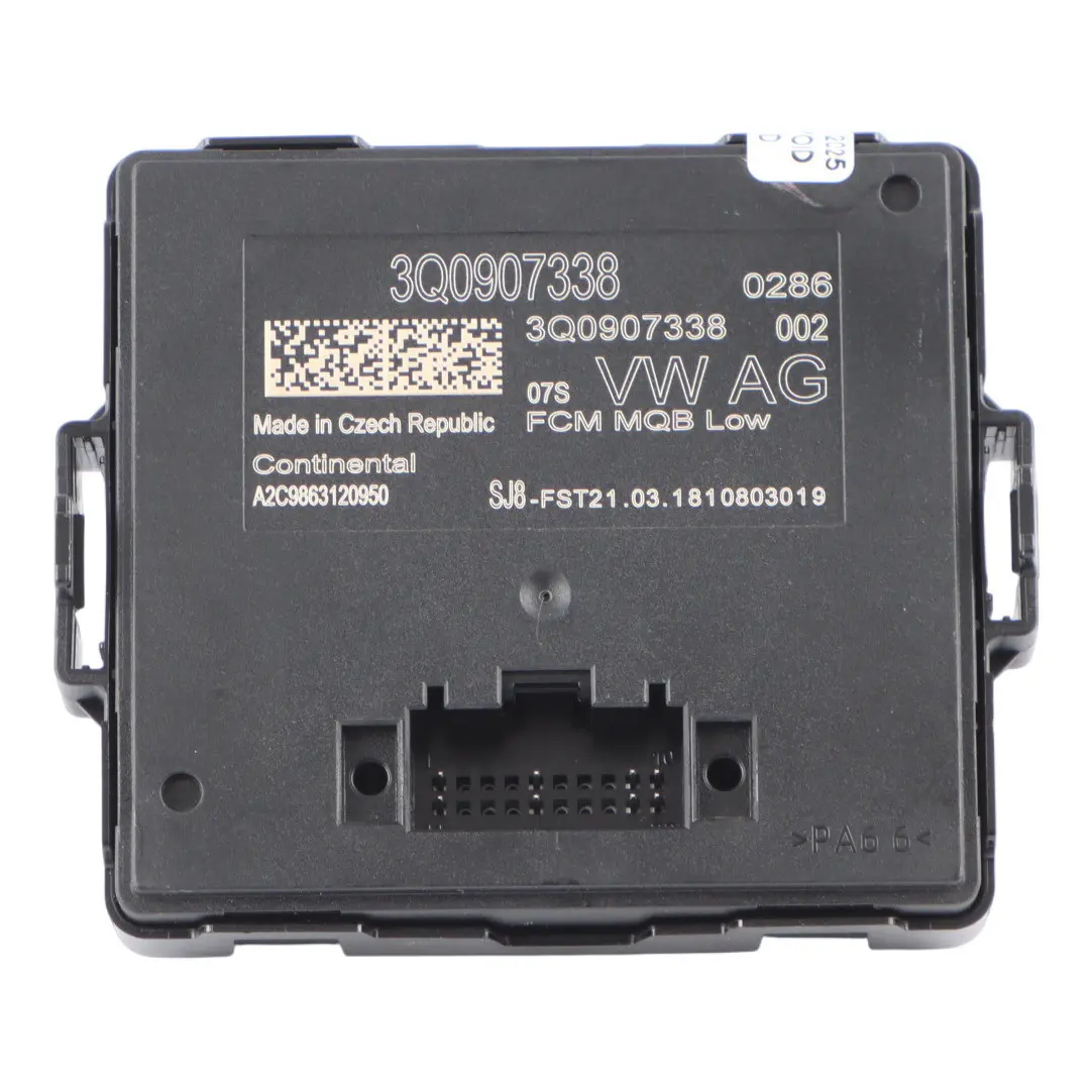Audi S3 8V Front Headlight Lamp Range Control Module ECU 3Q0907338
