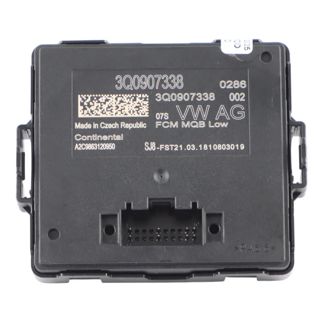 Audi S3 8V Front Scheinwerfer Lampenbereich Steuer Modul ECU - SKU 3Q0907338 - Teilenummer 3Q0907338