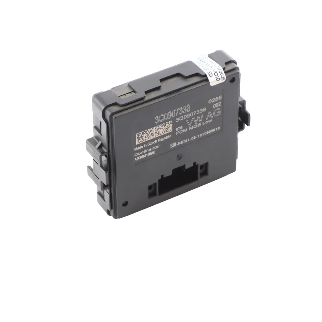 Front Scheinwerfer Lampenbereich Steuer Modul ECU für Audi S3 8V mit Teilenummer 3Q0907338 Audi S3 8V Front Scheinwerfer Lampenbereich Steuer Modul ECU - SKU 3Q0907338 - Teilenummer 3Q0907338