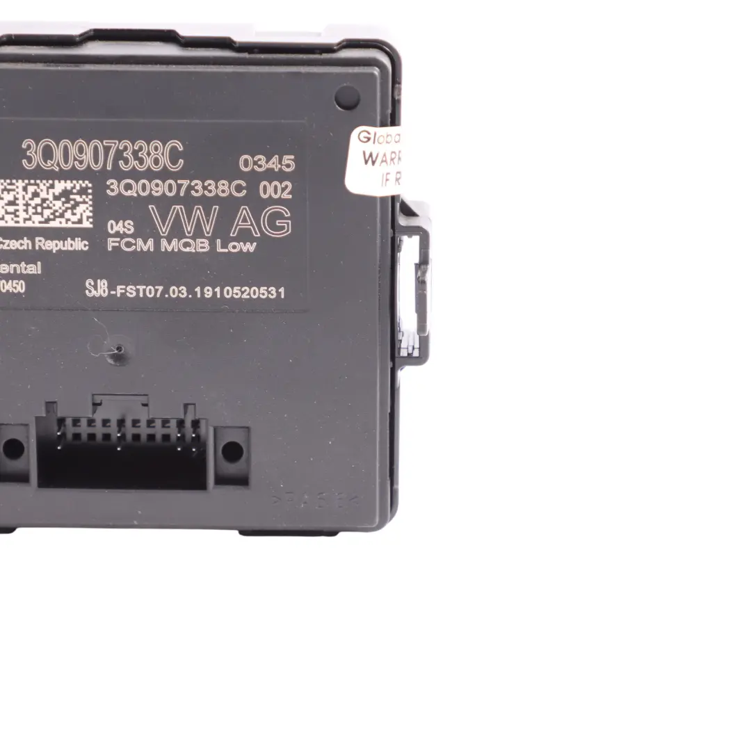 Audi VW Seat Skoda Headlight Aim Range Control Unit Module ECU Xenon - SKU 3Q0907338C - Part number 3Q0907338C