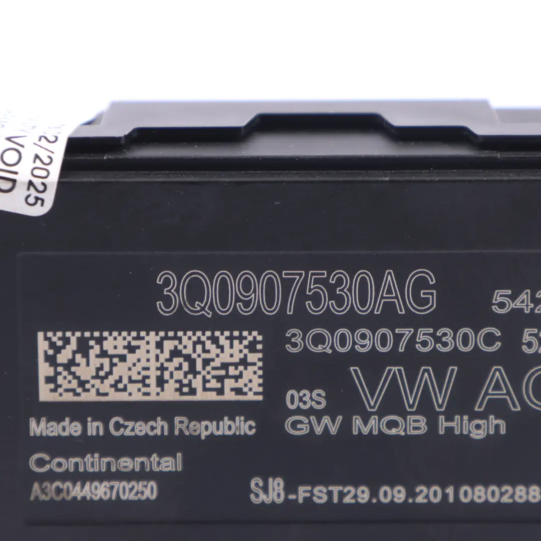 Audi Q2 Q3 F3 1.5 TFSI Moduł Sterownik Gateway ECU - SKU 3Q0907530AG - Numer Części 3Q0907530AG
