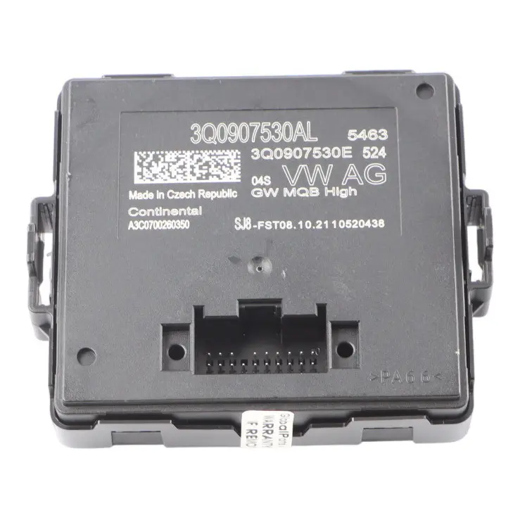RSQ3 F3 A1 MK2 Gateway Control Unit Module ECU GW MQB High to Audi Q3 with Part number 3Q0907530AL Audi Q3 RSQ3 F3 A1 MK2 Gateway Control Unit Module ECU GW MQB High - SKU 3Q0907530AL - Part number 3Q0907530AL