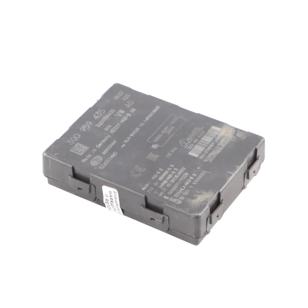 Entry Keyless Kessy Control Module Unit ECU to Audi TT FV with Part number 3Q0959435 Audi TT FV Entry Keyless Kessy Control Module Unit ECU - SKU 3Q0959435 - Part number 3Q0959435