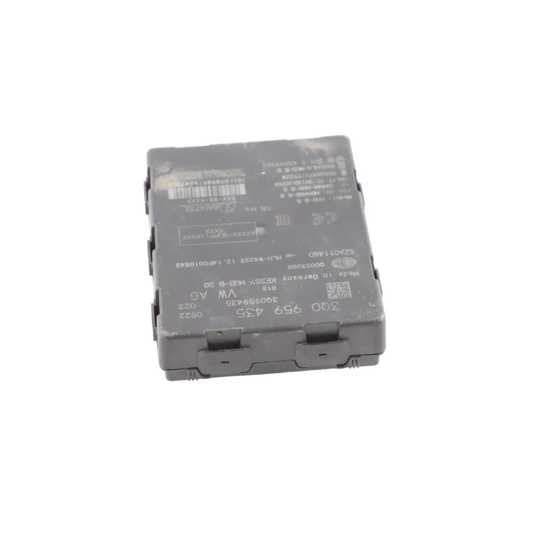 Entry Keyless Kessy Control Module Unit ECU to Audi TT FV with Part number 3Q0959435 Audi TT FV Entry Keyless Kessy Control Module Unit ECU - SKU 3Q0959435 - Part number 3Q0959435