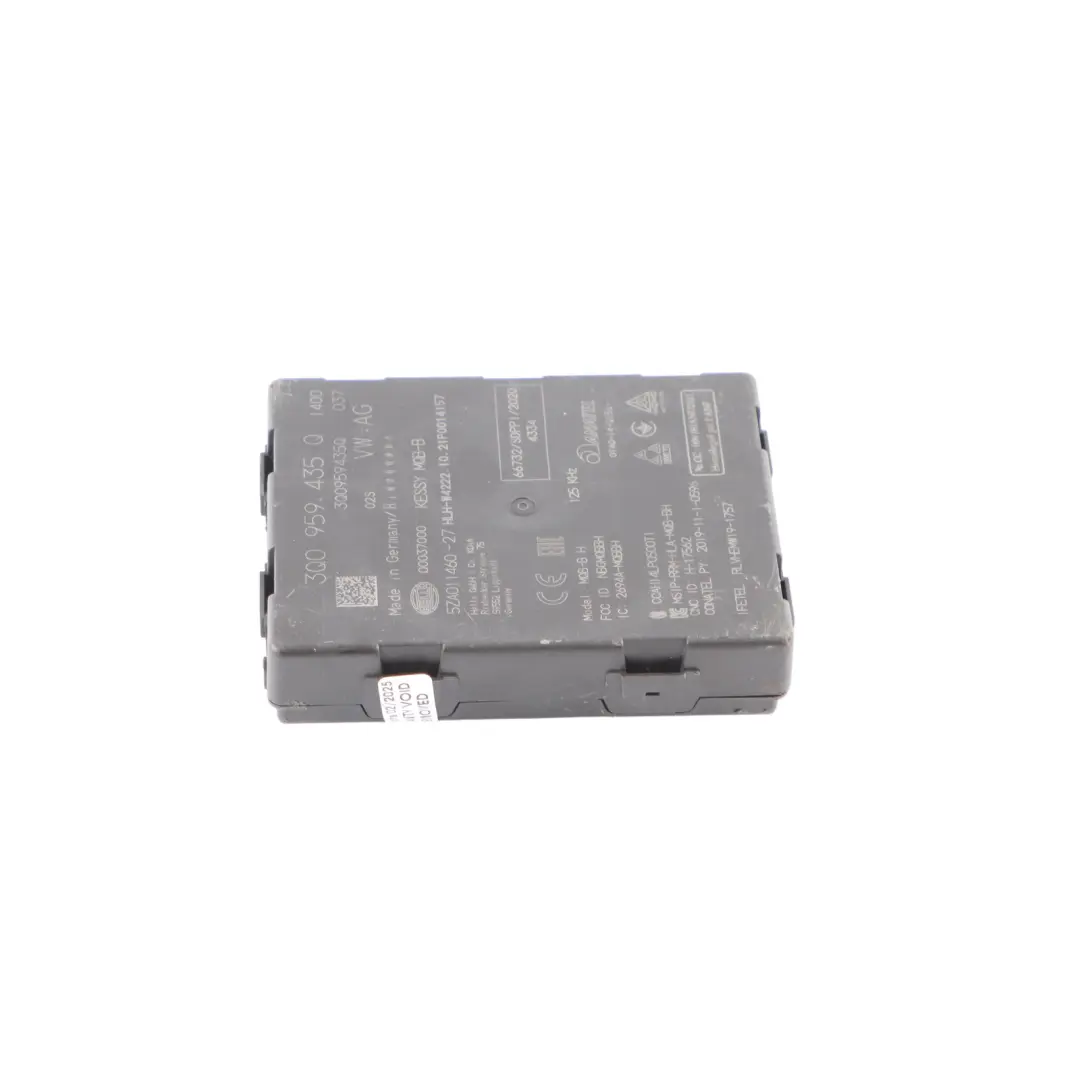 Keyless Entry Module ECU Unit to Volkswagen Audi Skoda Seat with Part number 3Q0959435Q Volkswagen Audi Skoda Seat Keyless Entry Module ECU Unit - SKU 3Q0959435Q - Part number 3Q0959435Q