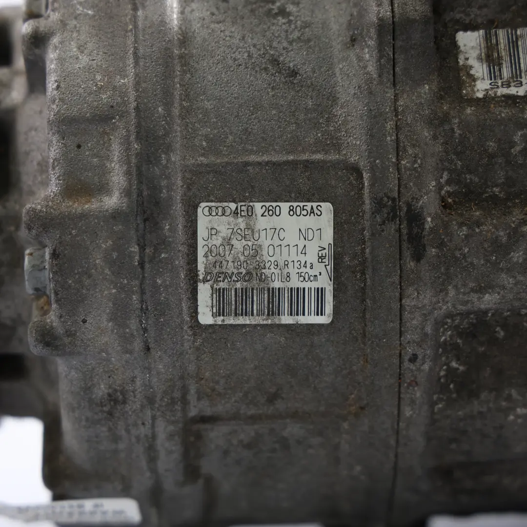 Audi S8 D3 A/C Compressor Air Con Conditioning Pump - SKU 4E0260805AS - Part number 4E0260805AS