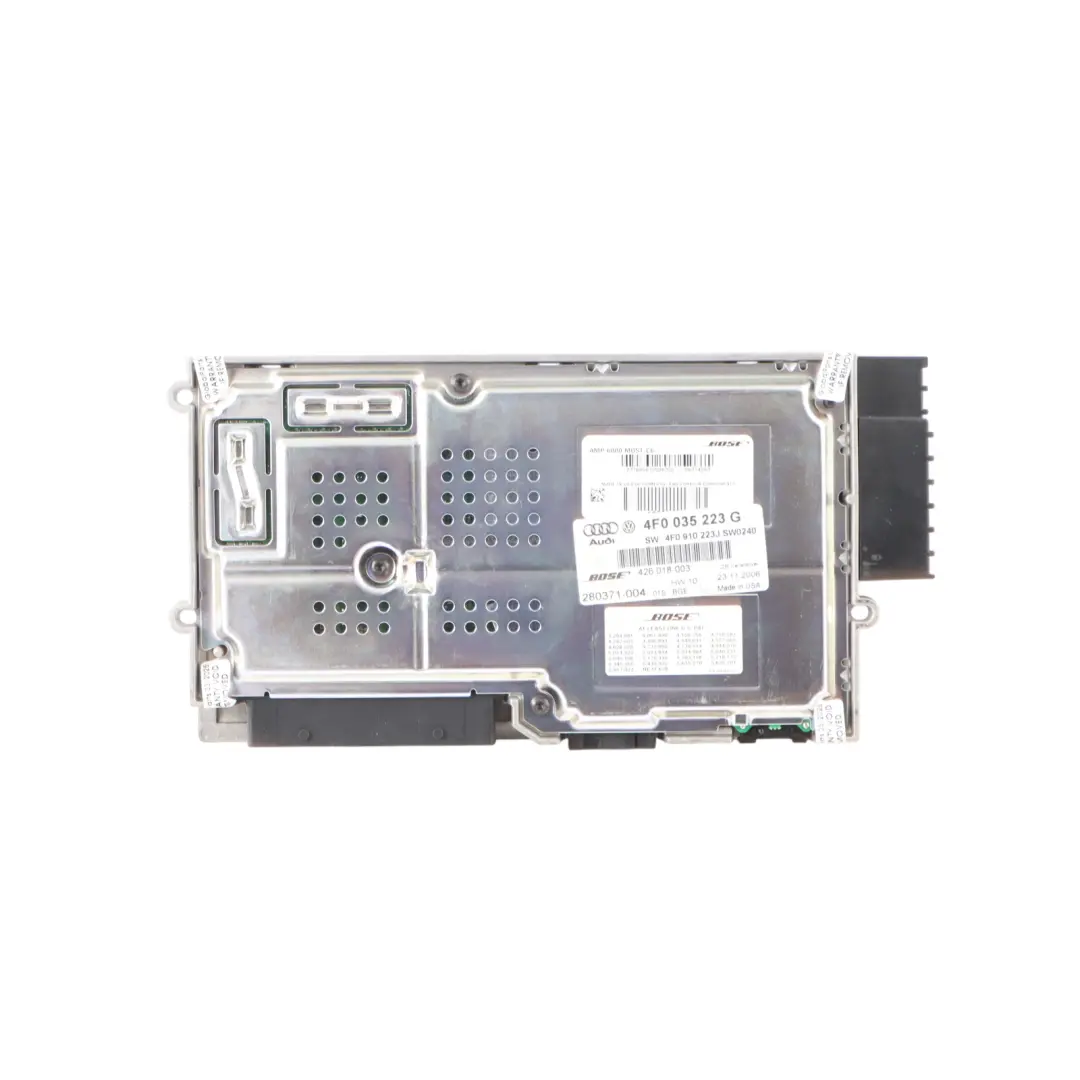 Bose Audio Speaker System Amplifier 9339415 to Audi S6 C6 with Part number 4F0035223G Audi S6 C6 Bose Audio Speaker System Amplifier 9339415 - SKU 4F0035223G - Part number 4F0035223G