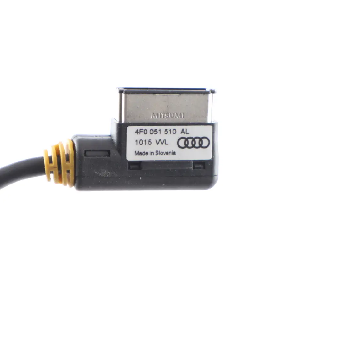 Adapter Kabla Przewodu Lightning do Audi A1 8X A4 B8 A6 C7 Q3 8U o numerze 4F0051510AL Audi A1 8X A4 B8 A6 C7 Q3 8U Adapter Kabla Przewodu Lightning - SKU 4F0051510AL - Numer Części 4F0051510AL