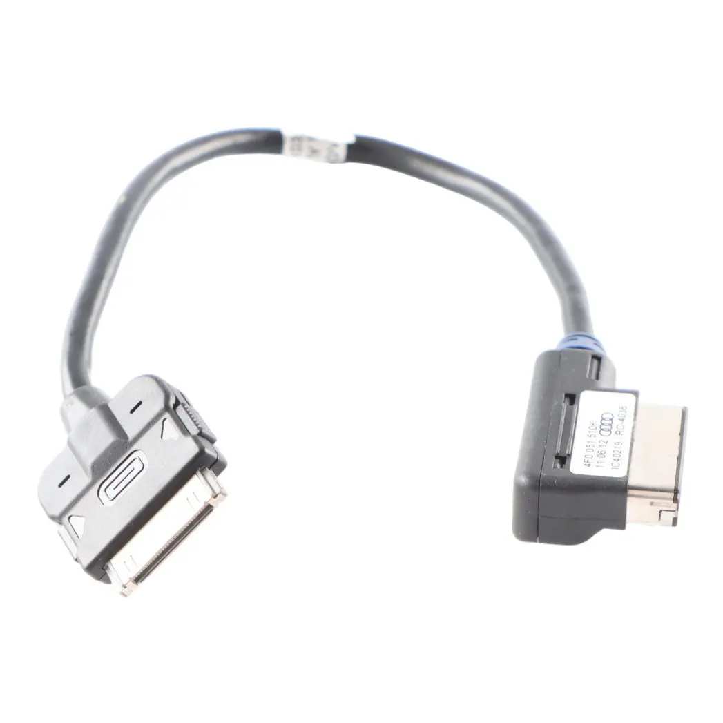 Cable Adapter iPod Connection to Audi with Part number 4F0051510K Audi Cable Adapter iPod Connection - SKU 4F0051510K - Part number 4F0051510K