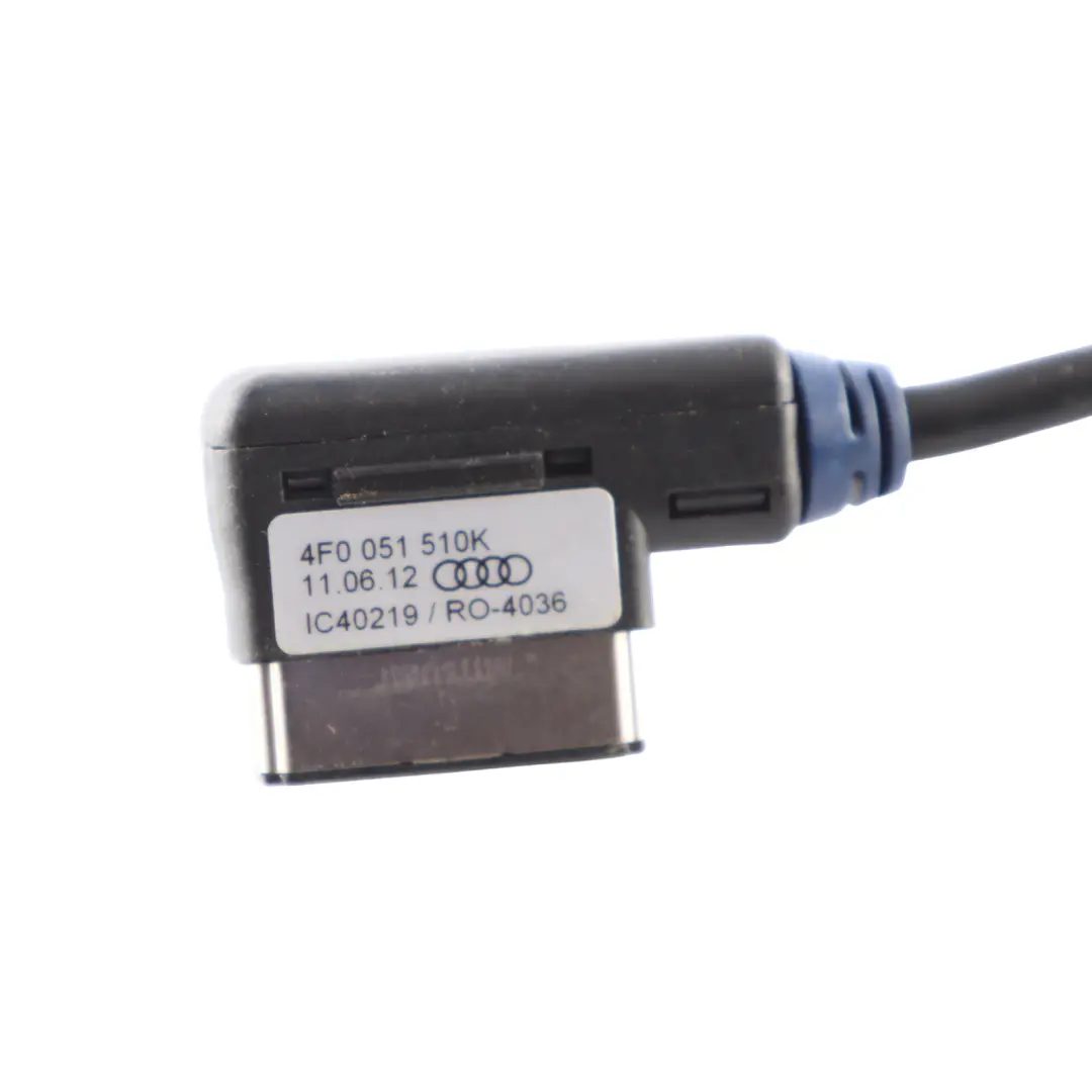Cable Adaptador Conexión Ipod para Audi con número de pieza 4F0051510K Audi Cable Adaptador Conexión Ipod - SKU 4F0051510K - Número de pieza 4F0051510K