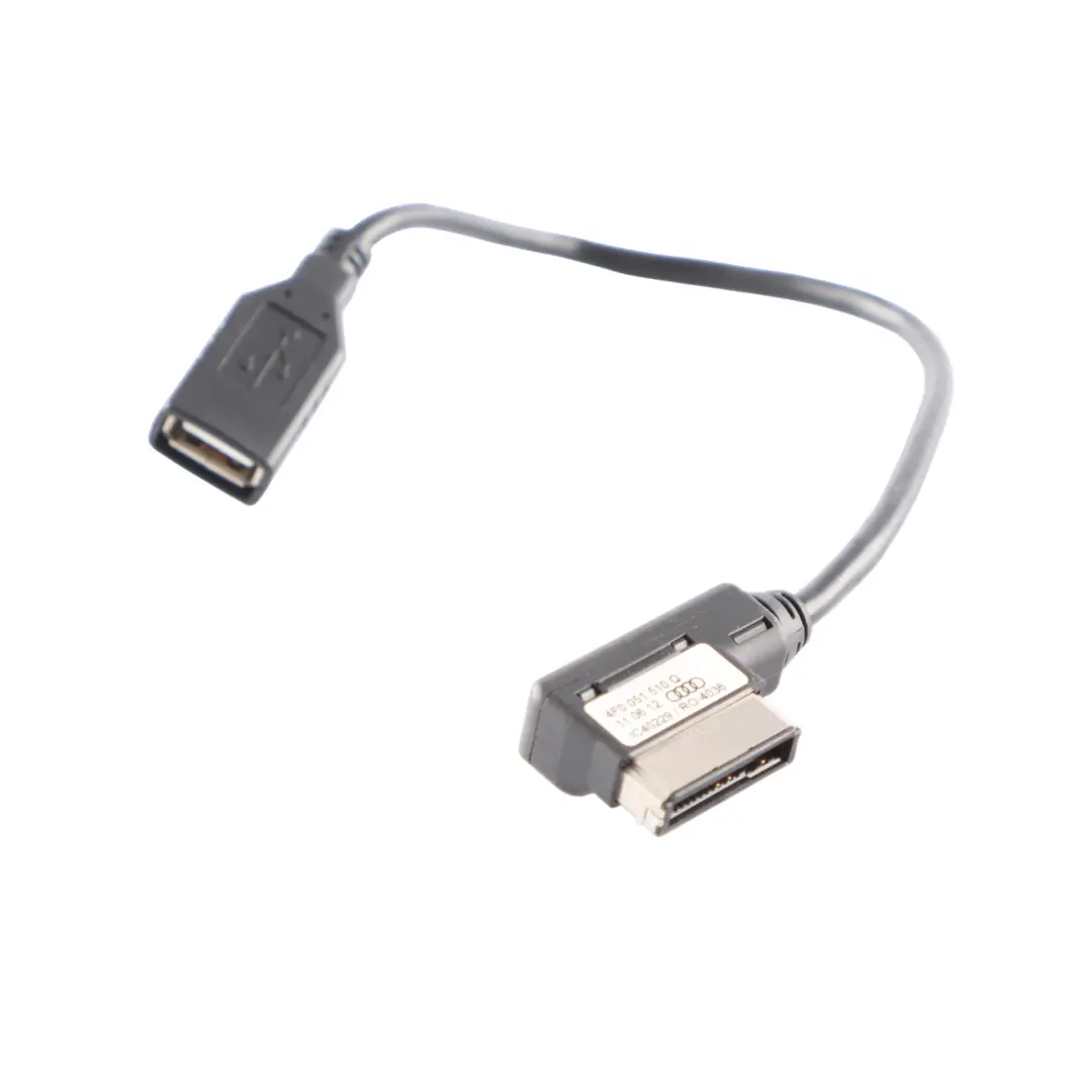USB Adapter Port Socket Connector Cable Wiring to Audi A5 8T A6 C7 with Part number 4F0051510Q Audi A5 8T A6 C7 USB Adapter Port Socket Connector Cable Wiring - SKU 4F0051510Q - Part number 4F0051510Q
