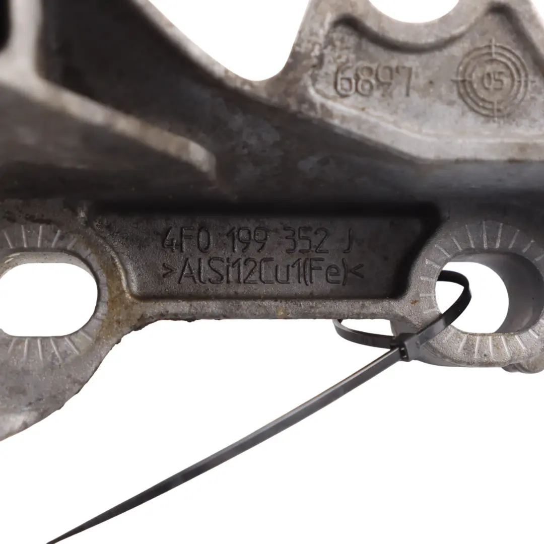 Support Mounting Bracket Holder to Audi S6 C6 Engine with Part number 4F0199352J Audi S6 C6 Engine Support Mounting Bracket Holder - SKU 4F0199352J - Part number 4F0199352J