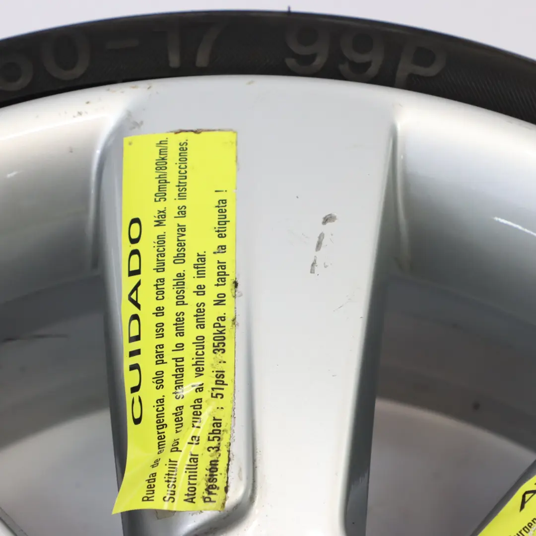 Koło Zapasowe Dojazdowe R17 4J Vredestein 205/60 7x17 do Audi A6 C6 o numerze 4F0601025AS Audi A6 C6 Koło Zapasowe Dojazdowe R17 4J Vredestein 205/60 7x17 - SKU 4F0601025AS - Numer Części 4F0601025AS