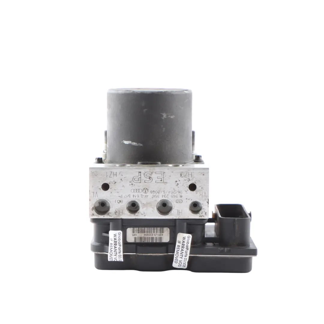 Audi S6 C6 ABS Hydro Braking Control Unit Pump Module - SKU 4F0614517Q - Part number 4F0614517Q