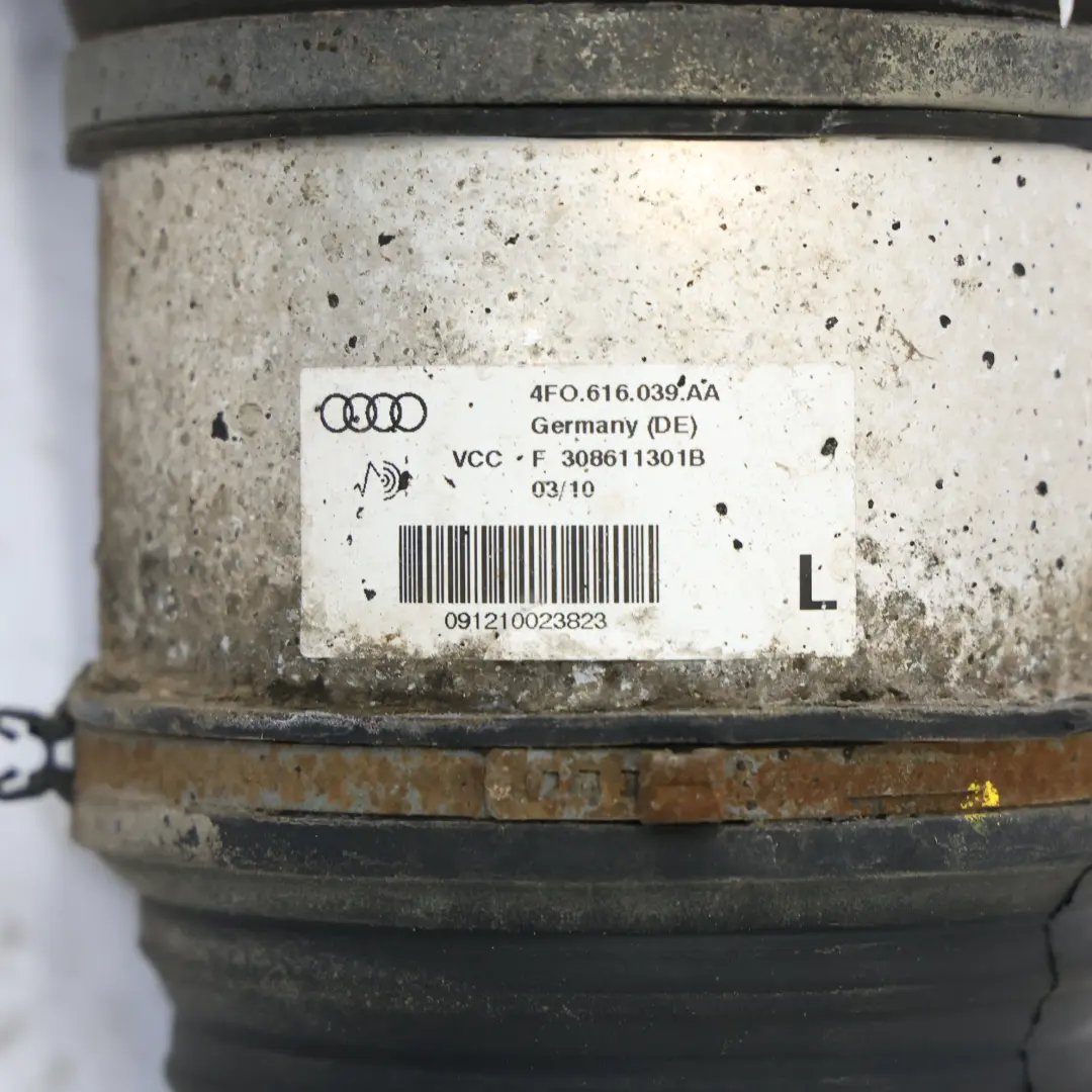 Amortiguador Delantero Izquierdo Suspensión Muelle para Audi A6 C6 con número de pieza 4F0616039AA Audi A6 C6 Amortiguador Delantero Izquierdo Suspensión Muelle - SKU 4F0616039AA - Número de pieza 4F0616039AA