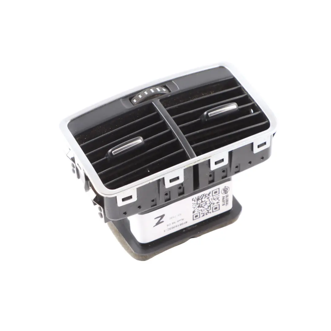 Audi A6 C6 Mittel Konsole Abdeckung Lüftungsgitter Hinten Schwarz - SKU 4F0819203C-1 - Teilenummer 4F0819203C