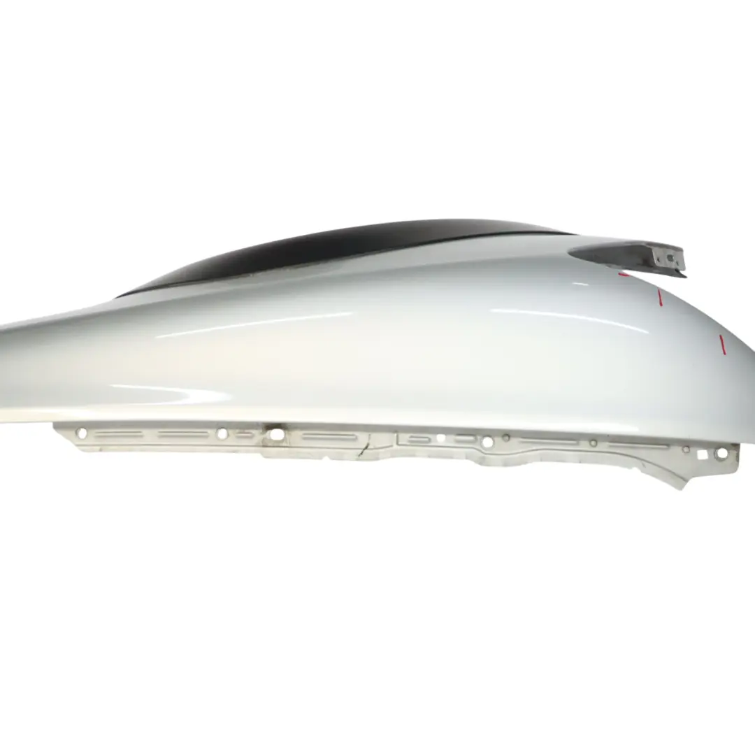 Audi A6 C6 Panneau latéral Aile avant gauche Aile Ice Silver Metallic - X7W - SKU 4F0821103H-ICS - Numéro de pièce 4F0821103H