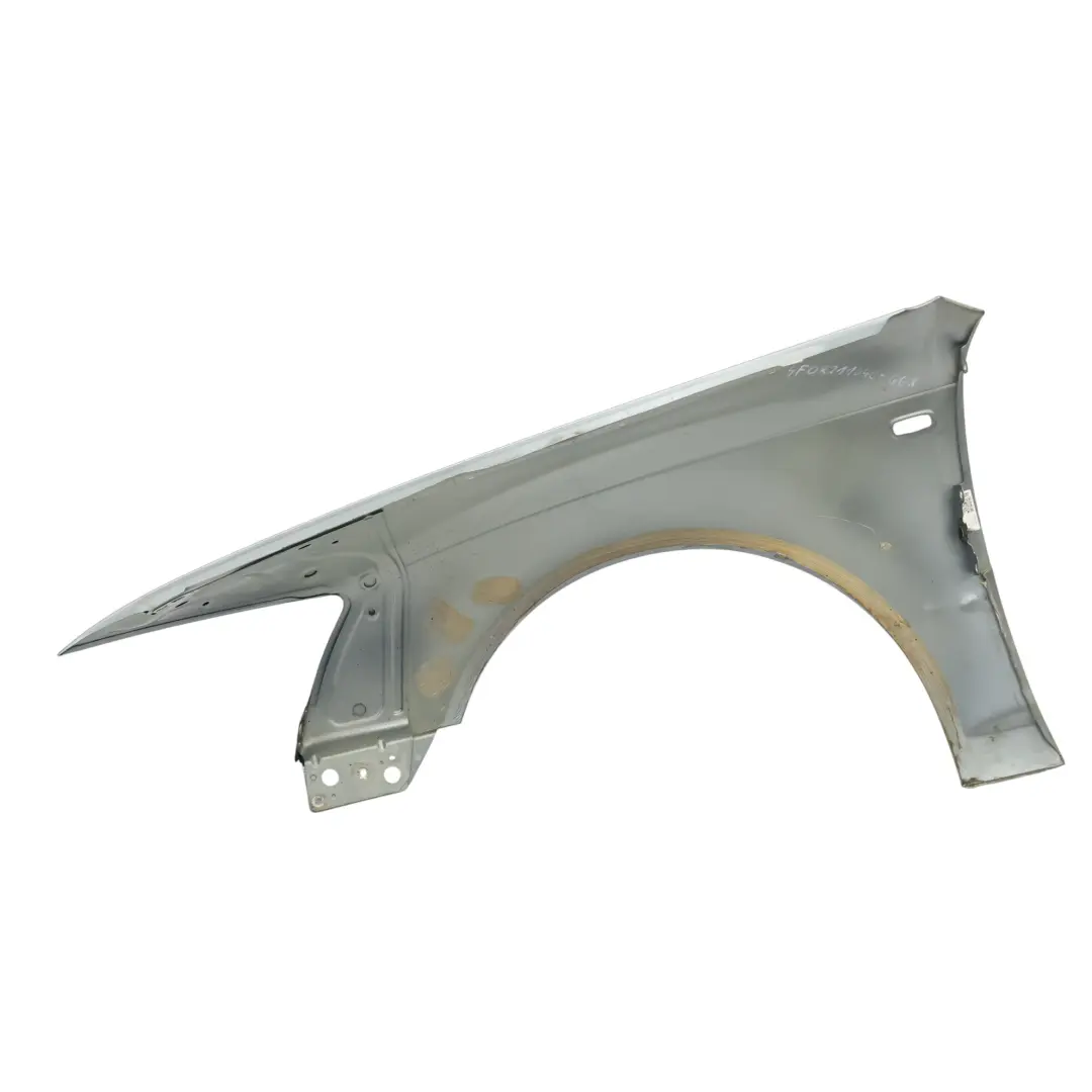 Audi S6 C6 Side Panel Front Right O/S Wing Fender Quartz Grey Metallic - Y7G - SKU 4F0821104C-QGR - Part number 4F0821104C
