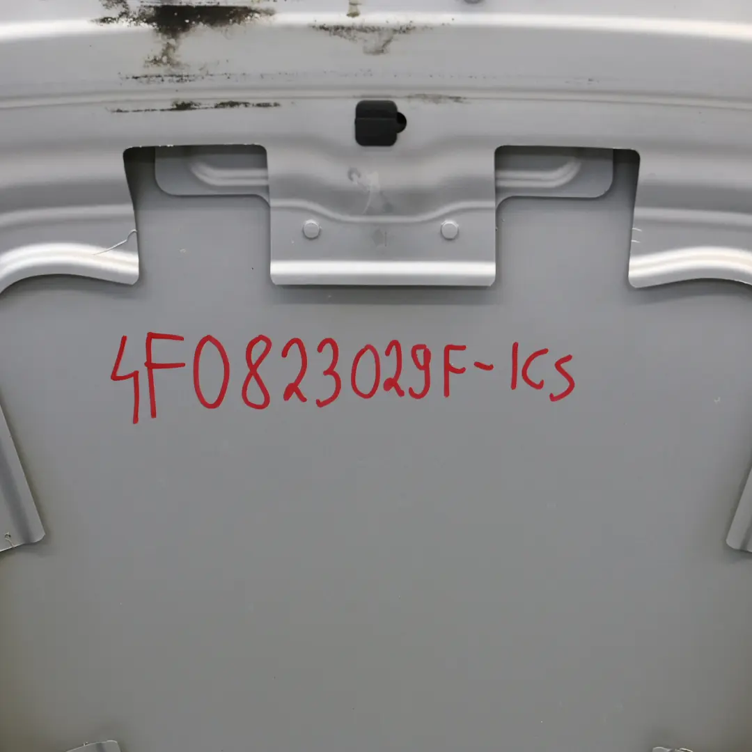 Audi A6 C6 Przednia Maska Panel Pokrywa Maski Ice Silver Metallic - X7W - SKU 4F0823029F-ICS - Numer Części 4F0823029F