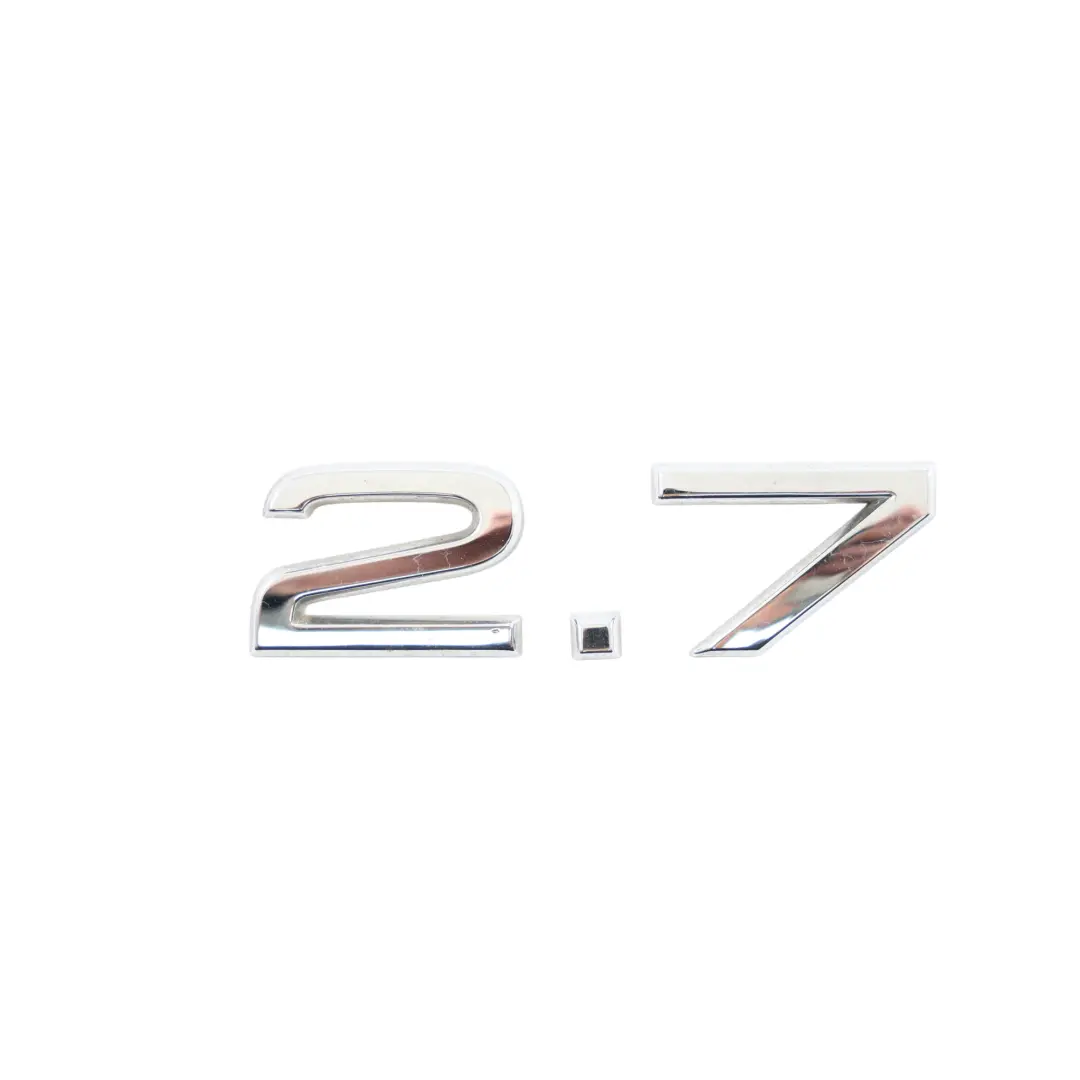 Heckklappe Hinten Abzeichen Emblem Schriftzug 2.7 TDI für Audi A6 C6 mit Teilenummer 4F0853743C Audi A6 C6 Heckklappe Hinten Abzeichen Emblem Schriftzug 2.7 TDI - SKU 4F0853743C - Teilenummer 4F0853743C