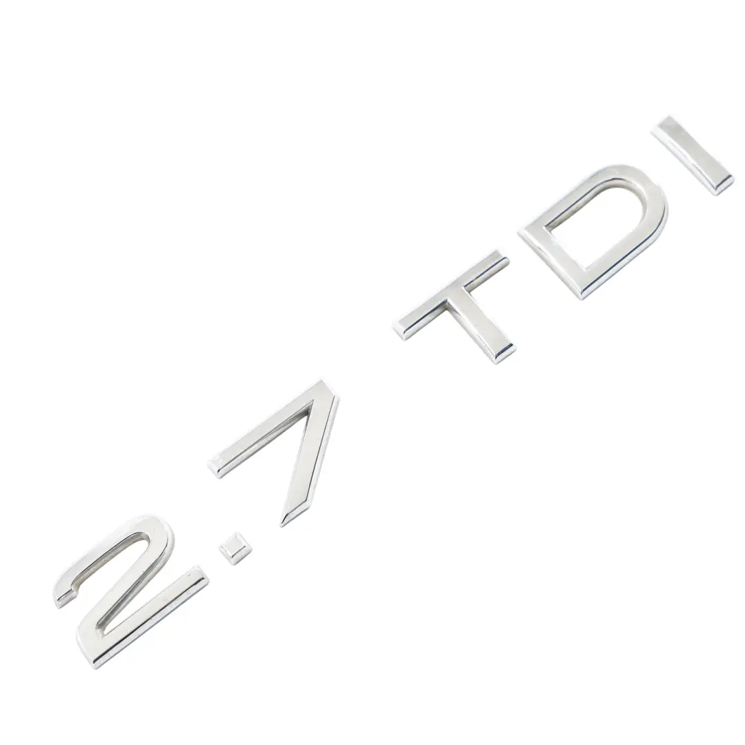 Trunk Rear Badge Emblem Lettering 2.7 TDI Audi A6 C6 Tailgate - SKU 4F0853743C - Part number 4F0853743C