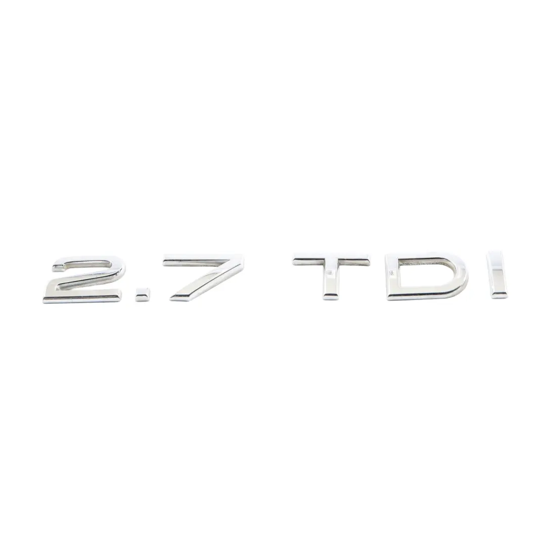 Trunk Rear Badge Emblem Lettering 2.7 TDI Audi A6 C6 Tailgate - SKU 4F0853743C - Part number 4F0853743C