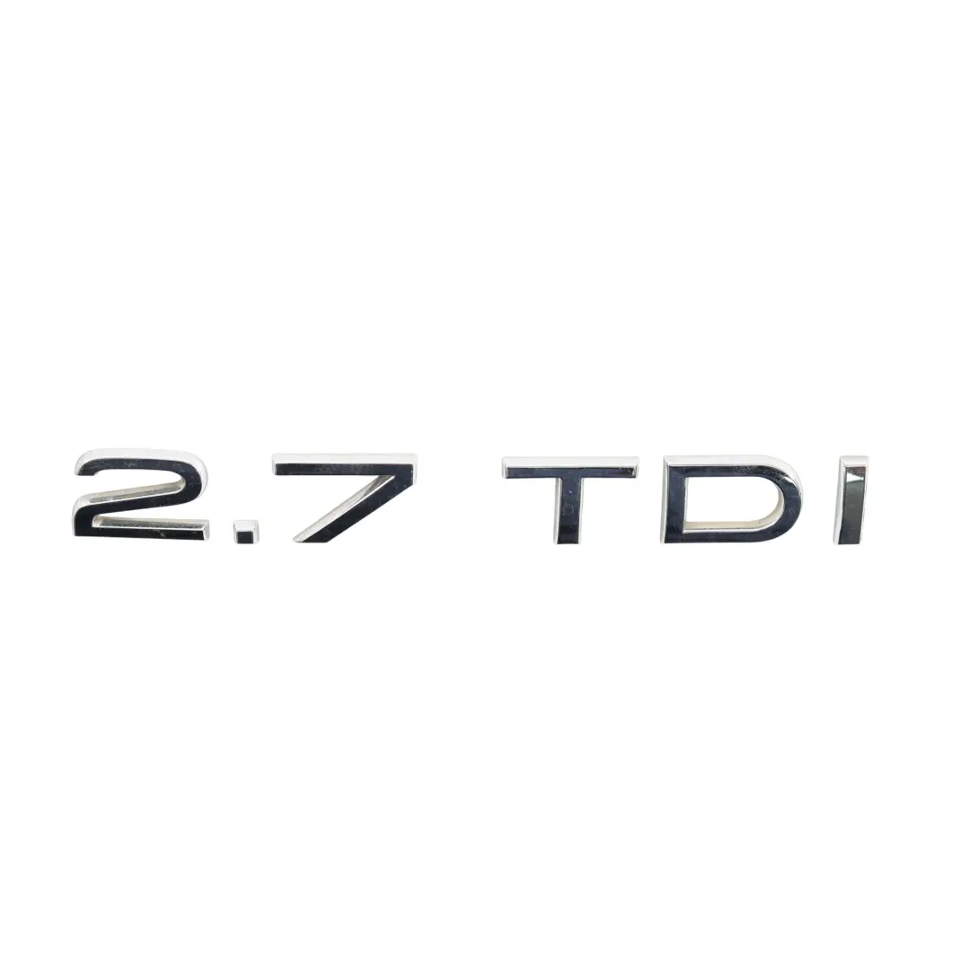 Trunk Rear Badge Emblem Lettering 2.7 TDI Audi A6 C6 Tailgate - SKU 4F0853743C - Part number 4F0853743C