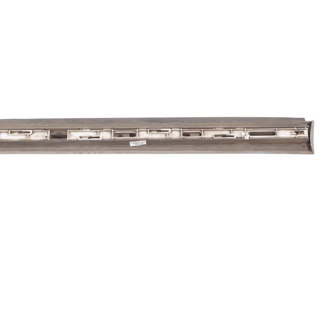 Audi A6 S6 C6 Lower Door Trim Moulding Strip Front Left N/S Quartz Grey - Y7G - SKU 4F0853959L-QGR - Part number 4F0853959L