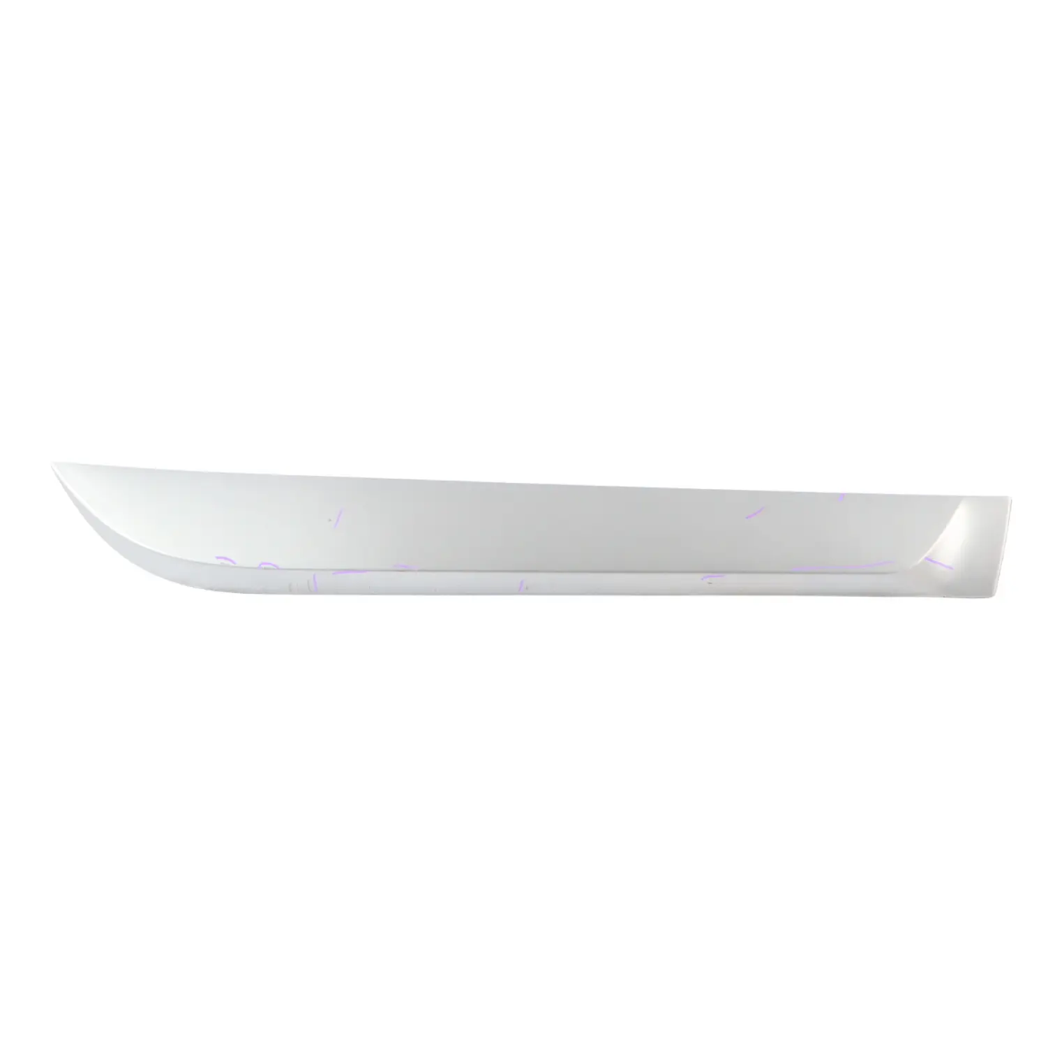 Audi S6 C6 Rear Door Strip Moulding Trim Right O/S Quartz Grey Metallic - Y7G