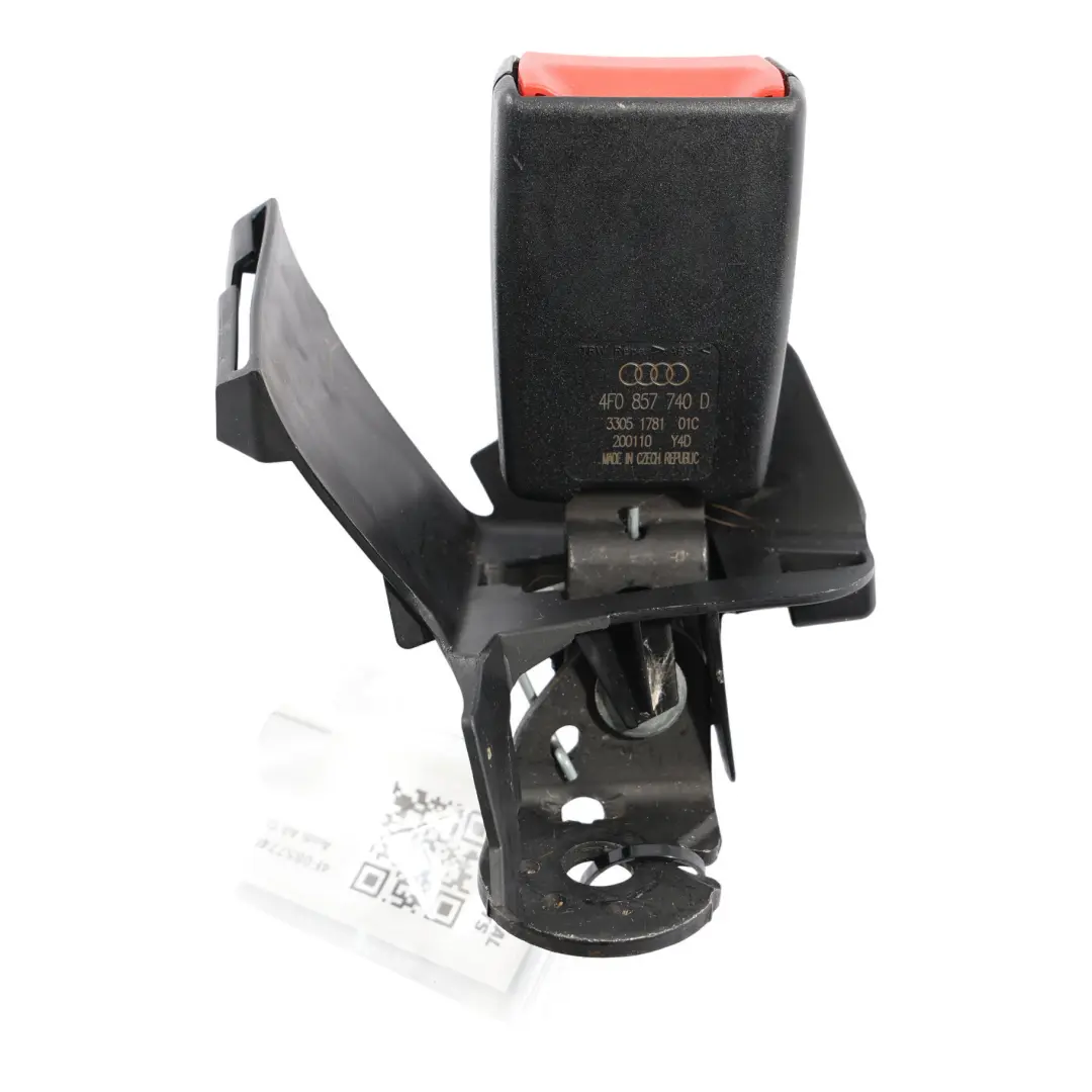 Fibbia Cintura Sicurezza Posteriore Gancio Blocco Destro per Audi A6 C6 con numero di parte 4F0857740D Audi A6 C6 Fibbia Cintura Sicurezza Posteriore Gancio Blocco Destro - SKU 4F0857740D - Numero di parte 4F0857740D