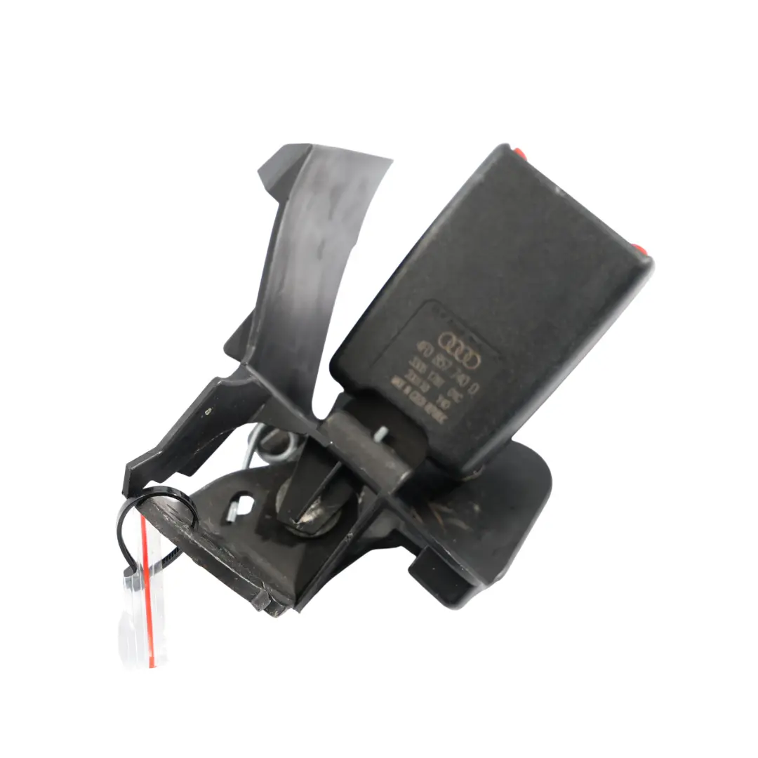 Audi A6 C6 Rear Seat Belt Buckle Stalk Latch Catch Lock Right O/S - SKU 4F0857740D - Part number 4F0857740D