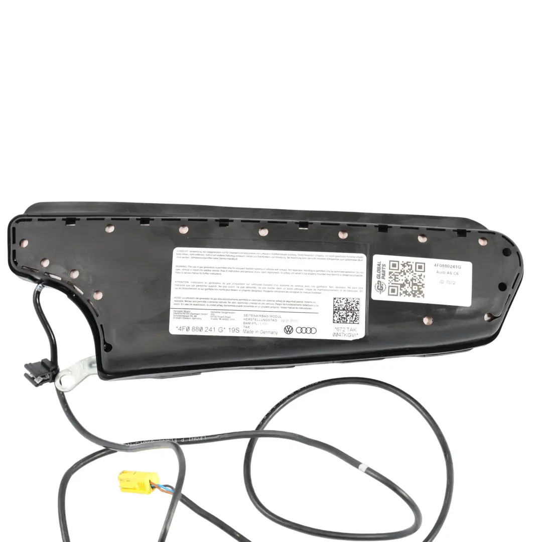 Module D'Air Latéral Gauche Pour Siège Avant pour Audi A6 C6 à propos du numéro de pièce 4F0880241G Audi A6 C6 Module D'Air Latéral Gauche Pour Siège Avant - SKU 4F0880241G - Numéro de pièce 4F0880241G