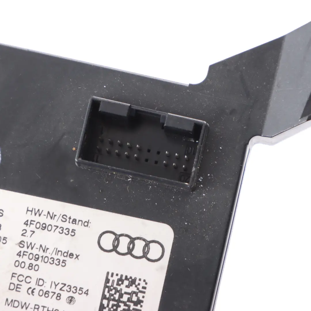 Audi S6 C6 Entry Keyless Kessy Control Module Unit ECU - SKU 4F0907335 - Part number 4F0907335