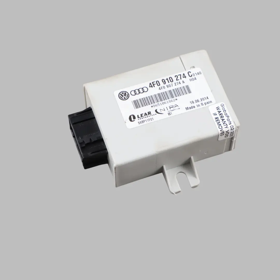 ECU Module De Commande Du Capteur De Pression Des Pneus pour Audi Q7 4L à propos du numéro de pièce 4F0910274C Audi Q7 4L ECU Module De Commande Du Capteur De Pression Des Pneus - SKU 4F0910274C - Numéro de pièce 4F0910274C