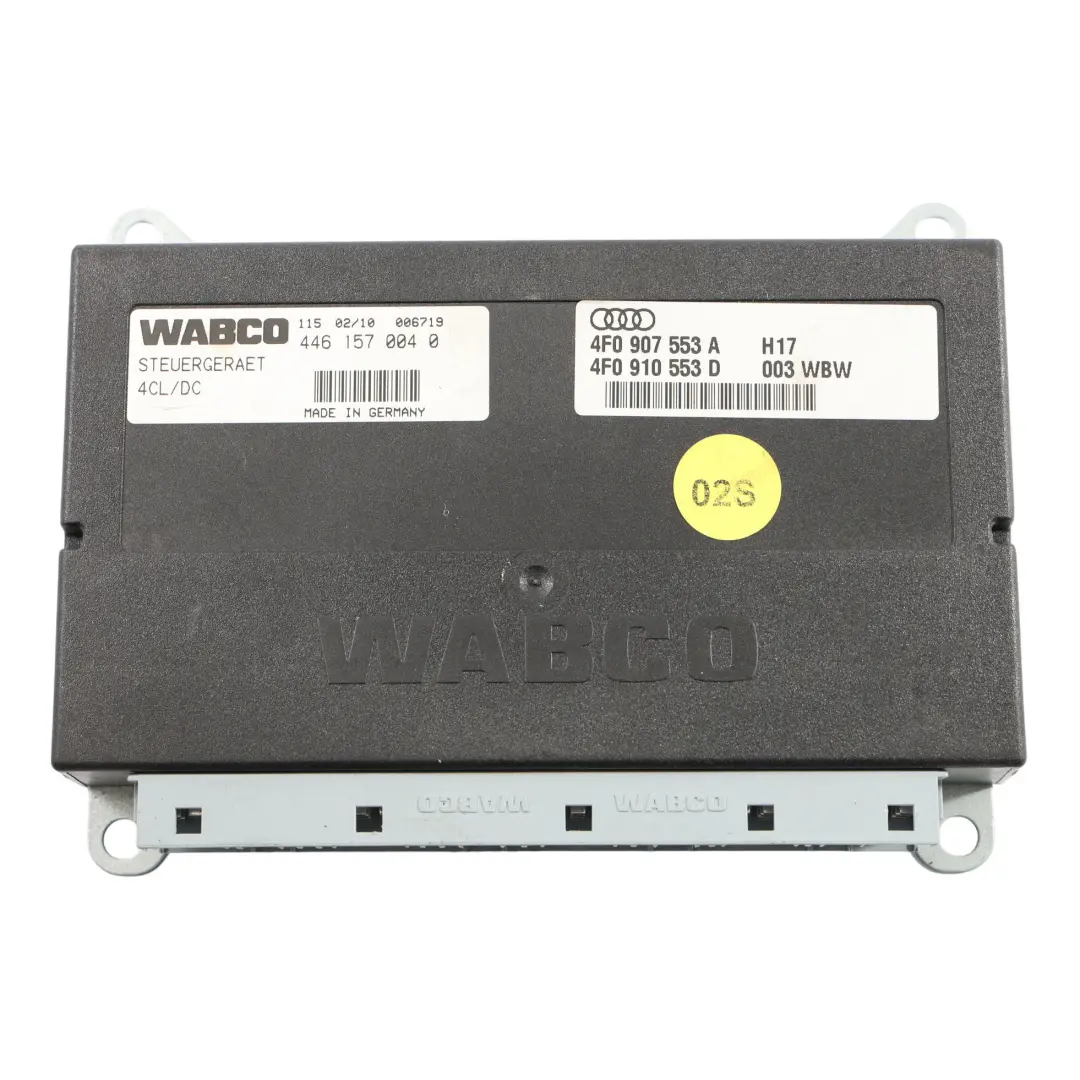 Adaptive Suspension Software Module Control Unit ECU Audi A6 C6 - SKU 4F0910553D - Part number 4F0910553D